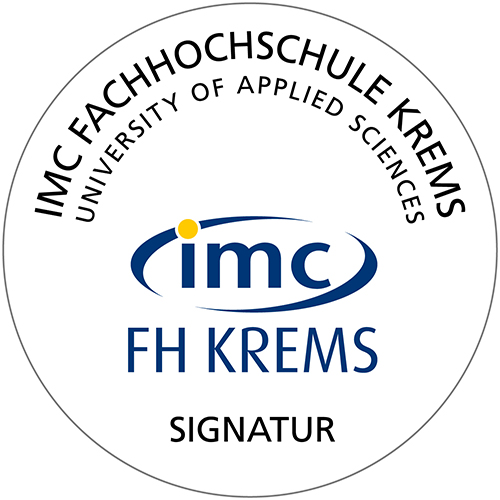 Firmensignatur IMC FH Krems