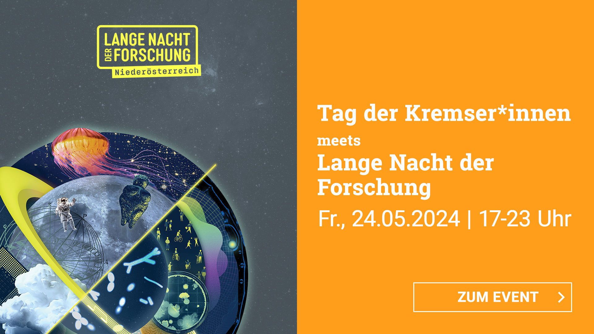 Tag der Kremser*innen meets Lange Nacht der Forschung - Fr., 24.05.2024 | 17-23 Uhr